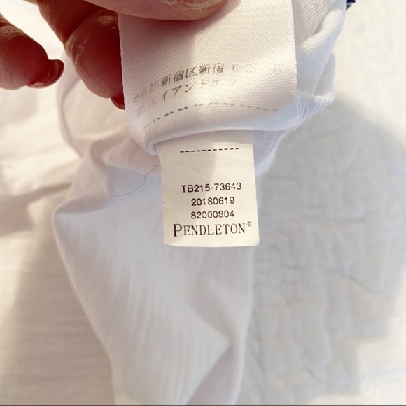 Pendleton Bird Stitch Short Sleeve Tee Shirt - L - Picture 8 of 12